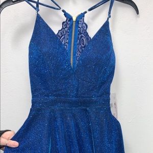 Royal blue dress